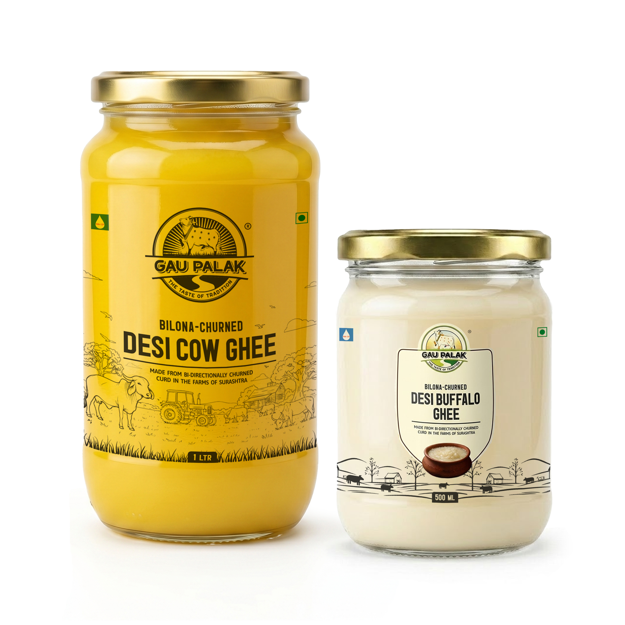 1L Cow + 500ML Buffalo Combo