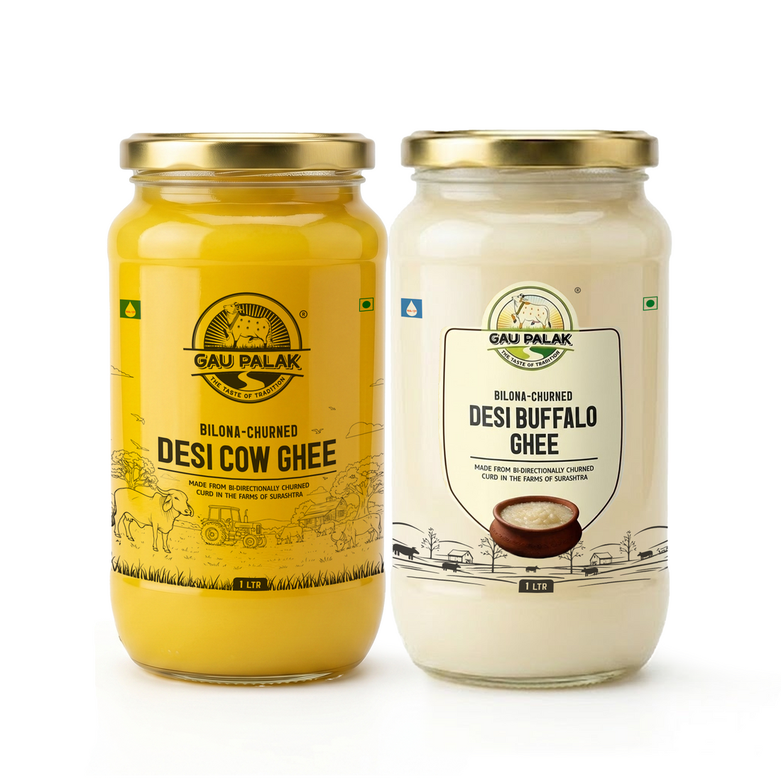 Cow & Buffalo 1L Combo