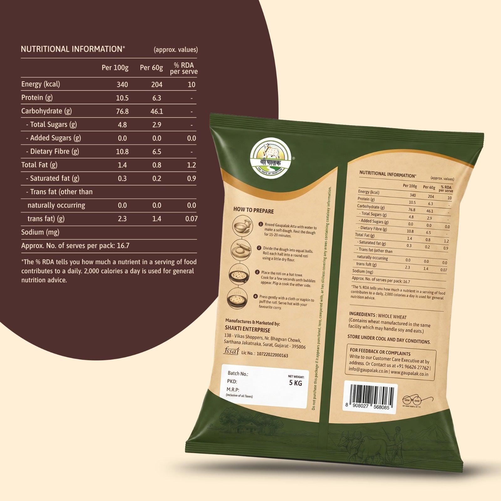 Chakki Fresh Atta 5kg