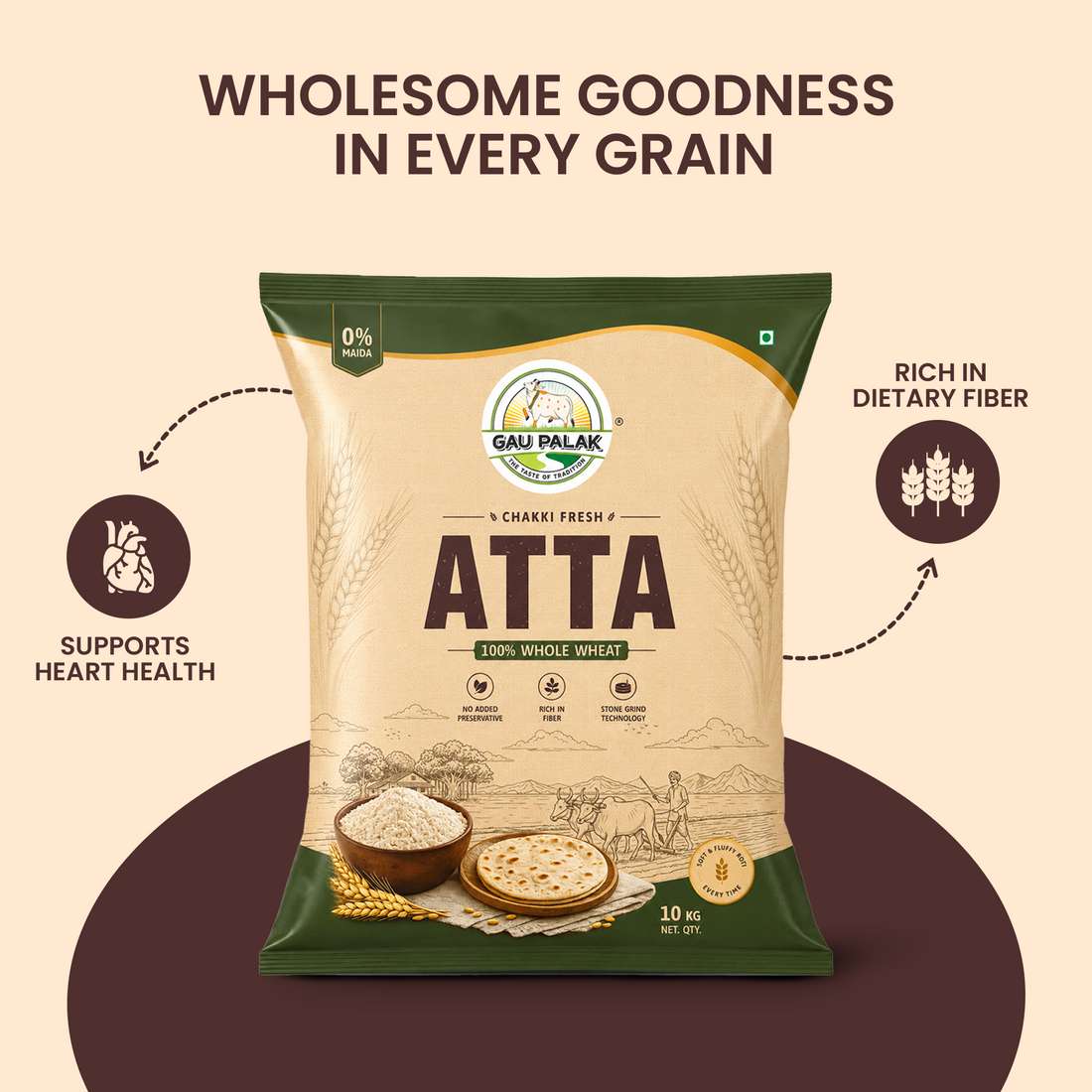 Chakki Fresh Atta 10kg