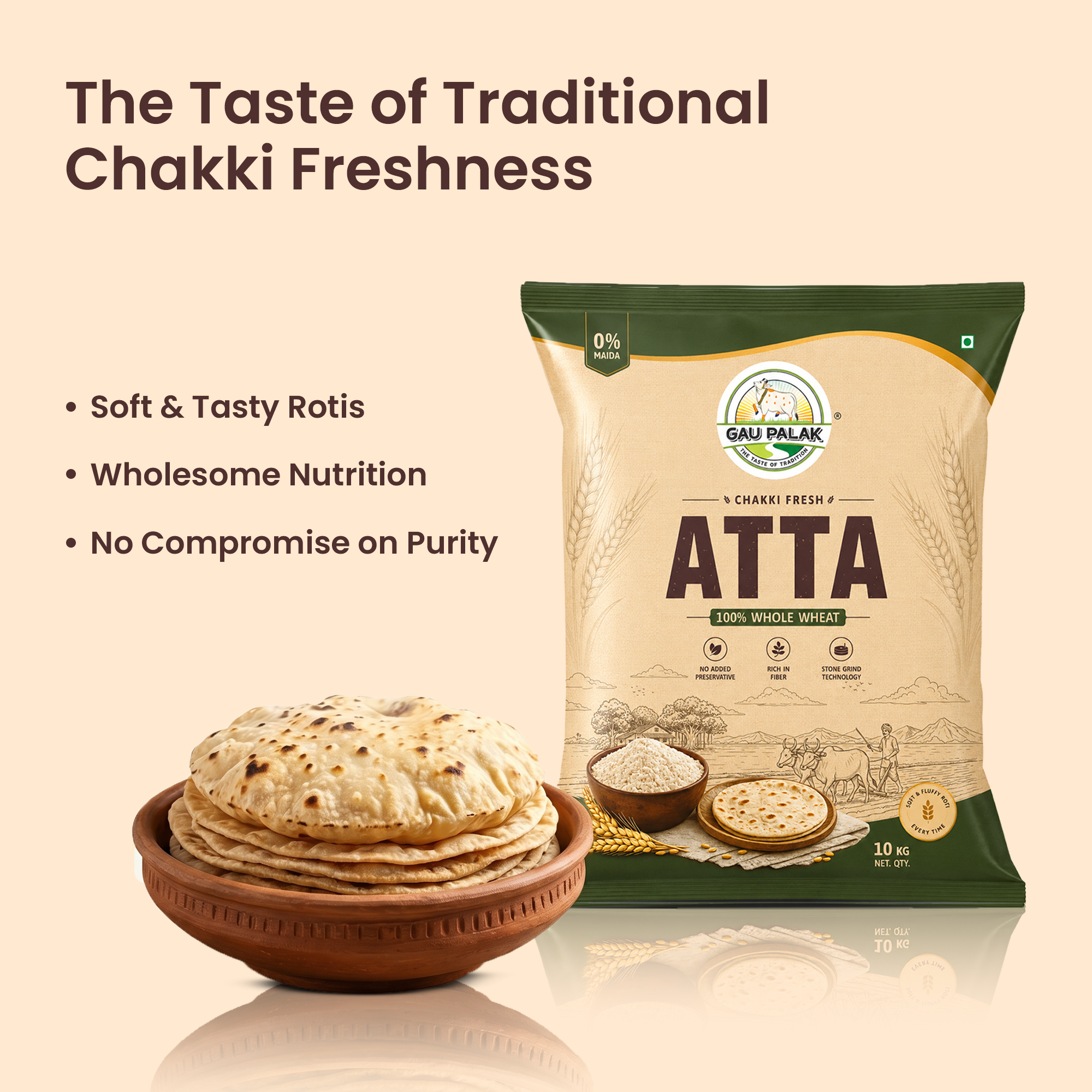 Chakki Fresh Atta 10kg